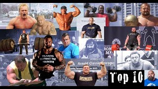 Top 10 Greatest Worlds Strongest Man [upl. by Htir]