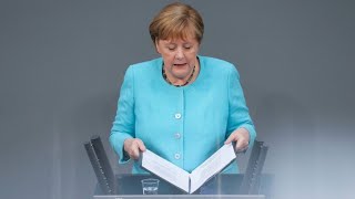 Merkels vermutlich letzte Rede im Bundestag [upl. by Graehl]