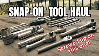 Snapon Tool Haul  I DIDNquotT READ THE AUCTION DESCRIPTION [upl. by Sean]