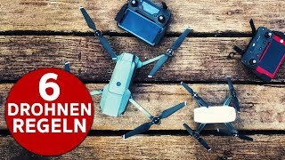 Drohnen  Die 6 Wichtigsten Regeln Erklärt ⚠️ [upl. by Ogirdor916]