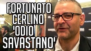 Fortunato Cerlino quotAmo il personaggio che interpreto ma odio Pietro Savastanoquot TvZoomit [upl. by Emawk210]