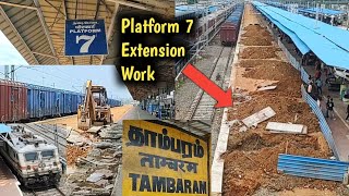 Tambaram Platform 7 Extension Work  Nearing Completion [upl. by Swor325]