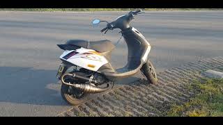 PIAGGIO ZIP SP 172 DDL EXHAUST MALOSSI POWERFILTER UPGRADE [upl. by Ruelle]