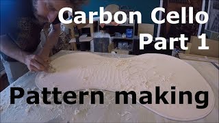 Making a Carbon Cello  Part 13  Pattern making [upl. by Aytac]