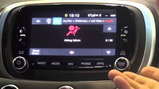 Fiat uConnect live preview da HDmotoriit [upl. by Covell]