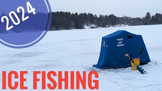 Ice Fishing  First Time of the 2024 Season [upl. by Hyo]