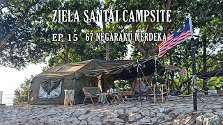 Vlog 15  Ziela Santai Campsite  MERDEKA Healing  Coody 80 [upl. by Artap501]