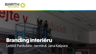 ✈️ Branding interiéru Letiště Pardubice [upl. by Breena379]