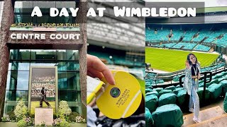 A day at Wimbledon  Strawberries amp Cream The Grass and Centre Court  Vlog part  3 [upl. by Ahsimit]