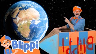 Learning The Solar System With Blippi  Science Videos For Kids [upl. by Arukas]