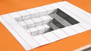 Create Illusions Easy 3D Drawings on Paper [upl. by Jolda]