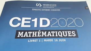 CE1D mathématique 20202021 Qu 20 et 21 [upl. by Acirred]