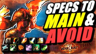 The FINAL BEST Specs To MAIN amp LOSERS To AVOID In The War Within  DPS Healer amp Tank [upl. by Lirret]