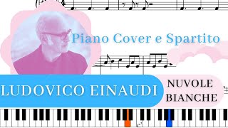 Ludovico Einaudi  Nuvole Bianche  Piano Tutorial [upl. by Lowrie]