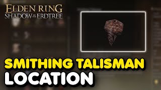 Elden Ring DLC  Smithing Talisman Location Enhances WeaponThrowing Attacks [upl. by Rekcut]