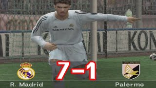 Hack PS2  Winning Eleven 9 Real Madrid Vs Pelermo D1 F5 [upl. by Onitnevuj]