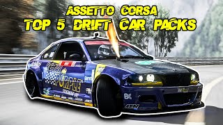 Assetto Corsa Top 5 Drift Car Packs 2022  Best Car Packs Part 4 [upl. by Brunhilda]