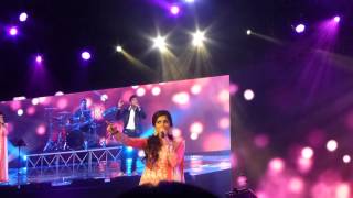 Hangover Kick Version of Sreya Goshal Live in Singapore 2014 [upl. by Yniar]