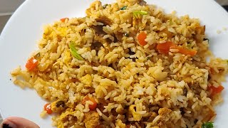 mushroom egg rice recipe egg fried rice recipe [upl. by Lopez]