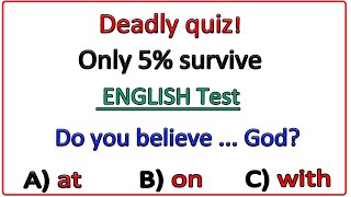 English Grammar Test 🌟 If you pass this test your English is excellent challenge 83 [upl. by Aruasi680]