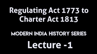 All Acts in Modern Indian History Notes Lecture 1  Hindi [upl. by Bartley]