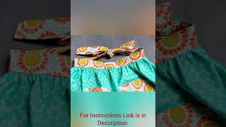 HOW TO MAKE A SIMPLE TO SEW APRON [upl. by Esaele]