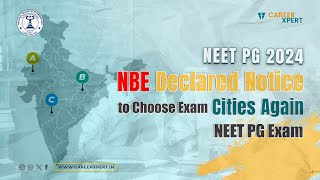 NEET PG 2024  NBE Declared Notice to Choose Exam Cities Again Regarding NEET PG Exam [upl. by Areehs787]