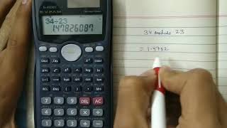 modulusremainder Calculation 1 Step on scientific calculator fx991ms [upl. by Landsman]