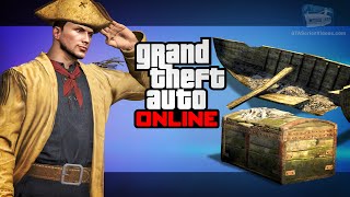 GTA Online  All Shipwreck Treasure Locations How to unlock the Frontier Outfit [upl. by Drislane]