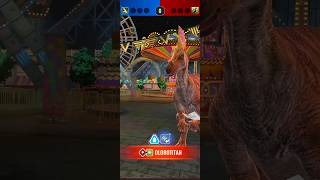 Defeated Max level of🔥OLOROTITAN🔥 shortvideo jurssicworldalive games [upl. by Ahsitram]