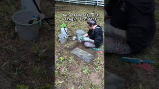 Headstone Cleaning headstone headstonecleaning history [upl. by Michele]