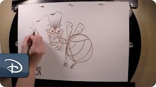 HowTo Draw Ray the Firefly  Disneys Hollywood Studios  Walt Disney World [upl. by Sirehc]