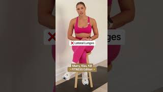 Fitness Trainer Kelsey Wells Fitness Kiss Marry Kill Challenge [upl. by Eurd]