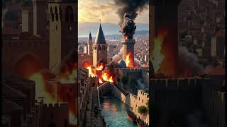 The Siege Of Constantinople history viralvideo fyp sejarah ottoman [upl. by Nelyag]