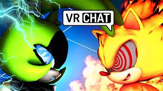 FLEETWAY SUPER SONIC MEETS SURGE THE TENREC NEW CHATOIC FRIENDS IN VR CHAT [upl. by Accever271]