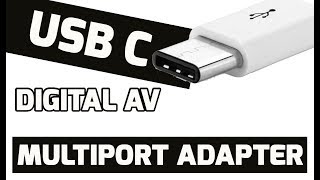 USB C Multiport Adapter  hands on  unboxing [upl. by Nosrej]