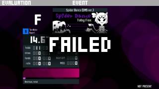 Undertale StepMania Muffet easter eggs [upl. by Ocirederf918]