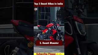 Top 5 Ducati Bikes in India 2024 ❤❤❤❤ shorts short trending Vikku2M [upl. by Arber]