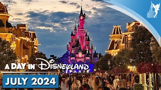 📆 A Day in Disneyland Paris  JULY 2024 [upl. by Leizo]