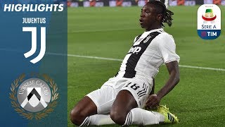 Juventus 41 Udinese  Ronaldo rested as Kean double puts Juve 19 points clear  Serie A [upl. by Dej]