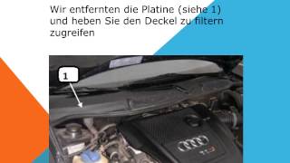 So ersetzen Sie den innenraumfilter auf einem Audi S3 und Audi A3 [upl. by Eaver]