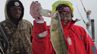 Christmas Break 2023  Living Out My Dreams Part 3 Walleye Slam on Lake Erie [upl. by Milewski]