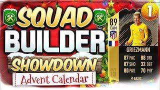 FIFA 18 SQUAD BUILDER SHOWDOWN INFORM GRIEZMANN Advent Calendar Day 1 vs Itani [upl. by Aisul]