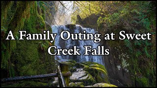 A family Outing at Sweet Creek Falls Oregon [upl. by Moll]