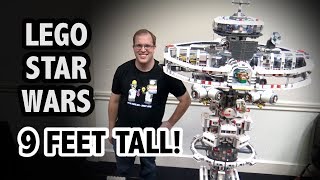 Giant LEGO Rebel Alliance Space Station Tower  Custom Star Wars [upl. by Sopher]