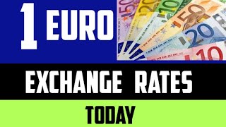 Euro rate today Euro exchange rates analysis [upl. by Ahtivak]