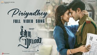 Piriyadhey Video  Sita Ramam Tamil  Dulquer  Mrunal  Vishal  Hanu Raghavapudi [upl. by Arleyne]