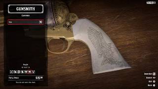 Red Dead Redemption 2  Custom Cattleman Revolver [upl. by Idonah]