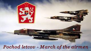 Pochod letcov March of the airmen Czechoslovak military music [upl. by Anailli921]