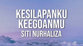 Siti Nurhaliza Kesilapanku Keegoanmu Official Lirik Video [upl. by Nidorf992]